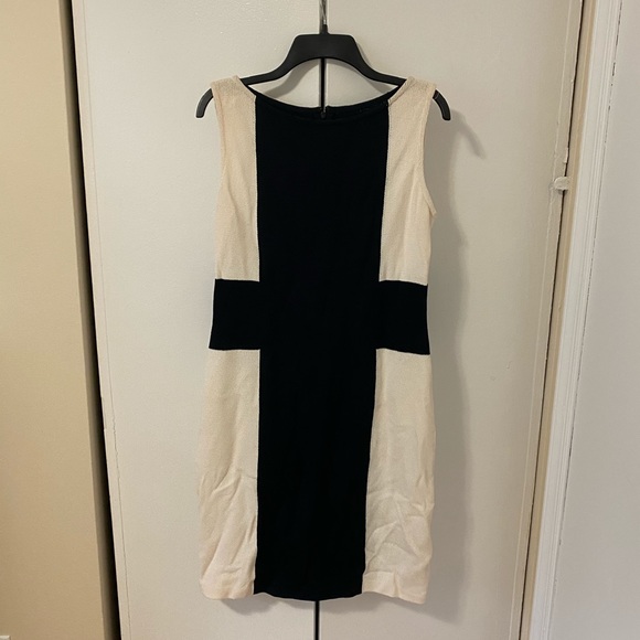 St. John Dresses & Skirts - St. John Black & White Santana Knit Dress